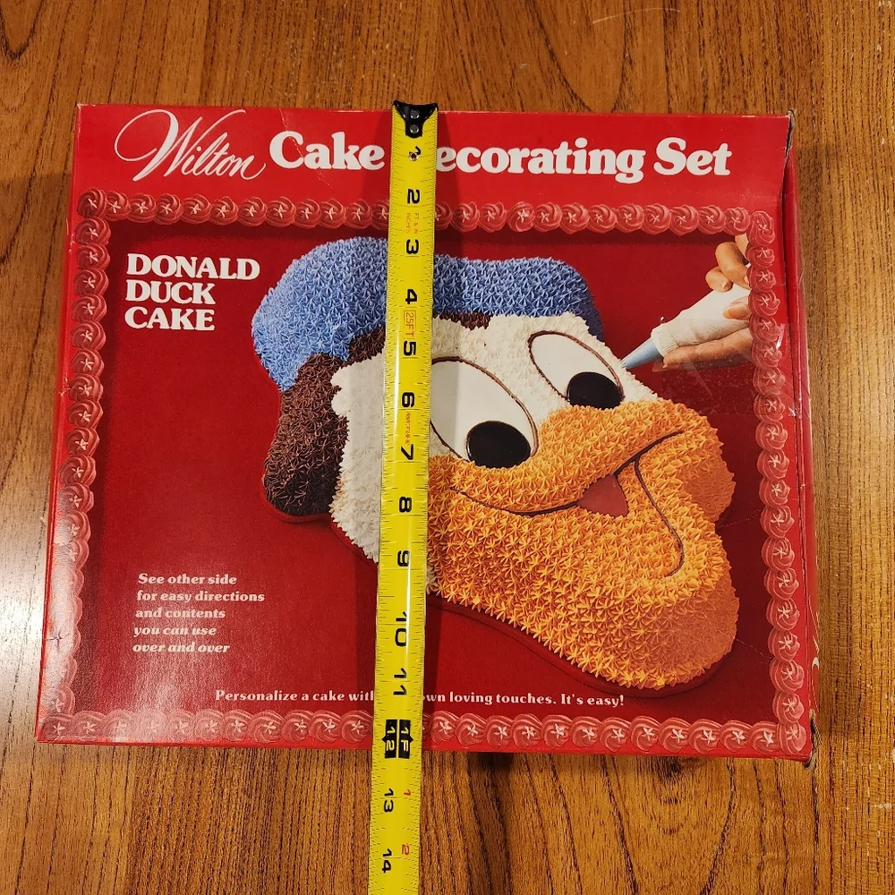 1974 Donald Duck Wilton Cake Pan in Box Vintage Donald Duck Birthday Cake Pan - Picture 16 of 16
